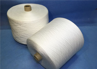 Kağıt Koni Spun Polyester İpliği Dikiş Ham Beyaz Yüksek Tenacity için
