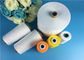 % 100 Polyester İplik 30s / 2 Kumaş Dikiş İçin Ham Beyaz Polyester İplikler Tedarikçi