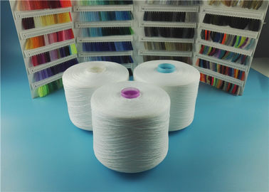 Çin OEKO-TEX Ham Beyaz Spun Polyester İplik% 100 Polyester Dikiş İpliği 40/2 50/3 Tedarikçi