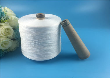 100 Polyester İplik İğne Dokuma için Ham Beyaz veya Boyalı Renkli Anti-Bakteri