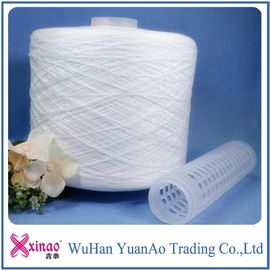 Çin % 100 Spun Polyester İplik Ham Beyaz İplik 50/2 Ham Beyaz Virgin PPSF İplik Tedarikçi