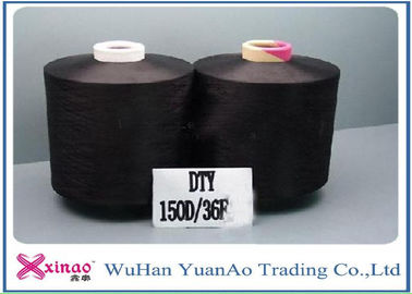 Boyalı Polyester Beraberlik Tekstüre İplik DTY 300d 72F El Örme / Dikiş için