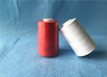 Spun Polyester Z Twist İplik / Polyester Dikiş İpliği Özel Renk