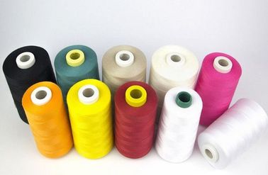 Çin Çok Renkli Yüksek Mukavemetli Polyester Nakış İç Çizgili İplik 50s / 2 Tedarikçi