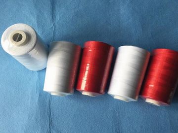 Spun Polyester Z Twist İplik / Polyester Dikiş İpliği Özel Renk